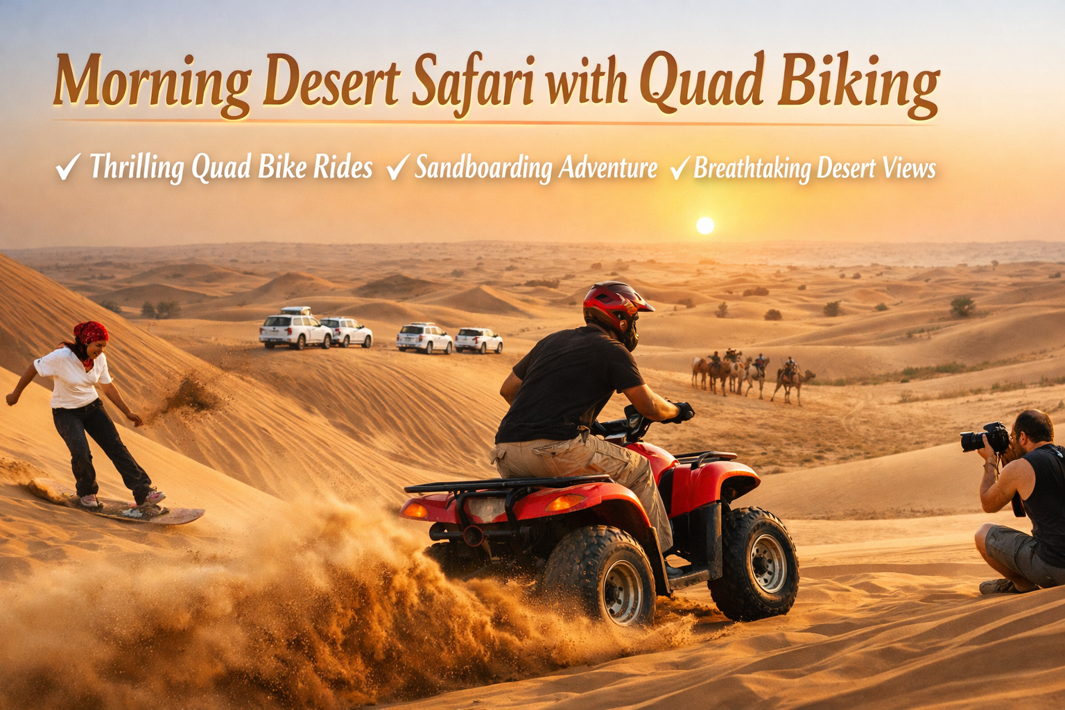 Morning Desert Safari Dubai with Quad Biking 2026 | AED 299